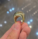 Load and play video in Gallery viewer, Dome Gold Ring
