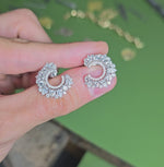 Load and play video in Gallery viewer, Diamonds Bouquet Earrings
