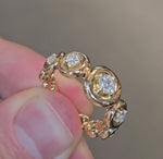Load and play video in Gallery viewer, Diamond Bubble Eternity Ring
