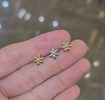 Load and play video in Gallery viewer, Mini Inflated Daisy Studs
