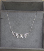 Load and play video in Gallery viewer, Diamond Arc Necklace
