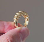 Load and play video in Gallery viewer, Croissant Ring
