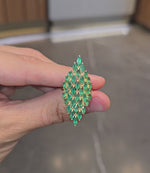 Load and play video in Gallery viewer, Marquise Emeralds Shield Ring
