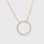 Load and play video in Gallery viewer, Diamond Halo Necklace
