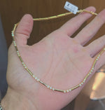 Load and play video in Gallery viewer, TRI-Rodded Tennis Necklace
