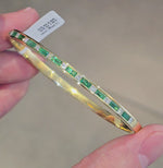 Load and play video in Gallery viewer, Emerald &amp; Diamond Dana Bracelet

