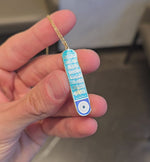 Load and play video in Gallery viewer, Ayat Al Kursi Enamel Necklace
