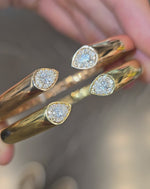 Load and play video in Gallery viewer, Pair of Pears Bangle
