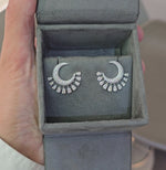 Load and play video in Gallery viewer, MoonLight Diamond Earrings
