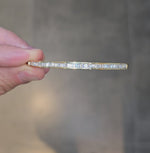 Load and play video in Gallery viewer, Diamond Baguette Channel-Set Bracelet
