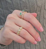 Load and play video in Gallery viewer, Bezel Round Diamond Eternity Ring
