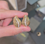 Load and play video in Gallery viewer, Diamond Dunes Earrings
