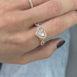 Load and play video in Gallery viewer, Trinity Heart Ring
