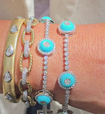 Load and play video in Gallery viewer, Aqua Bloom Bracelet
