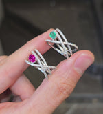 Load and play video in Gallery viewer, Diamond Ivy Ring
