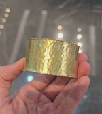 Load and play video in Gallery viewer, Hammered Gold Cuff
