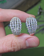 Load and play video in Gallery viewer, Diamond Disco Hoops
