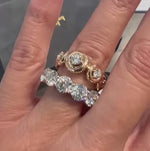 Load and play video in Gallery viewer, Diamond Bubble Eternity Ring
