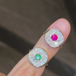 Load and play video in Gallery viewer, Crimson Ripple Ring
