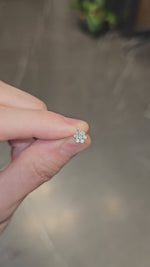 Load and play video in Gallery viewer, Mini Full Diamond Daisy Earrings

