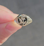 Load and play video in Gallery viewer, Hand-Engraved Mini Signet Ring
