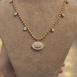 Load and play video in Gallery viewer, Grand Bubble Marquise Necklace
