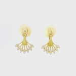 Load and play video in Gallery viewer, Mini Fan Earrings
