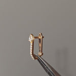 Load and play video in Gallery viewer, Bright Edge Earrings
