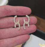 Load and play video in Gallery viewer, Cliffhanger Earrings
