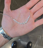 Load and play video in Gallery viewer, Pear Diamond-Illusion Graduating Necklace

