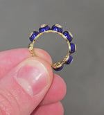 Load and play video in Gallery viewer, Enamel Diamond Domes Ring
