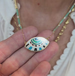 Load and play video in Gallery viewer, Enameled Protective Eye
