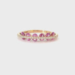 Load and play video in Gallery viewer, Pink Sapphires Constellation Ring

