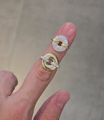 Load and play video in Gallery viewer, Diamond Sprinkles Donut Ring
