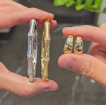 Load and play video in Gallery viewer, Diamond Bamboo Bracelet
