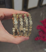 Load and play video in Gallery viewer, Narrow Jagged Bracelet
