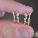 Load and play video in Gallery viewer, Èclat Curve Earrings
