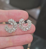 Load and play video in Gallery viewer, Diamonds Bouquet Earrings
