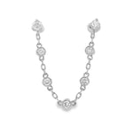 Load image into Gallery viewer, Double-Drop Diamond Studs
