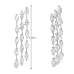 Load image into Gallery viewer, Triple Marquise Cascade Earrings
