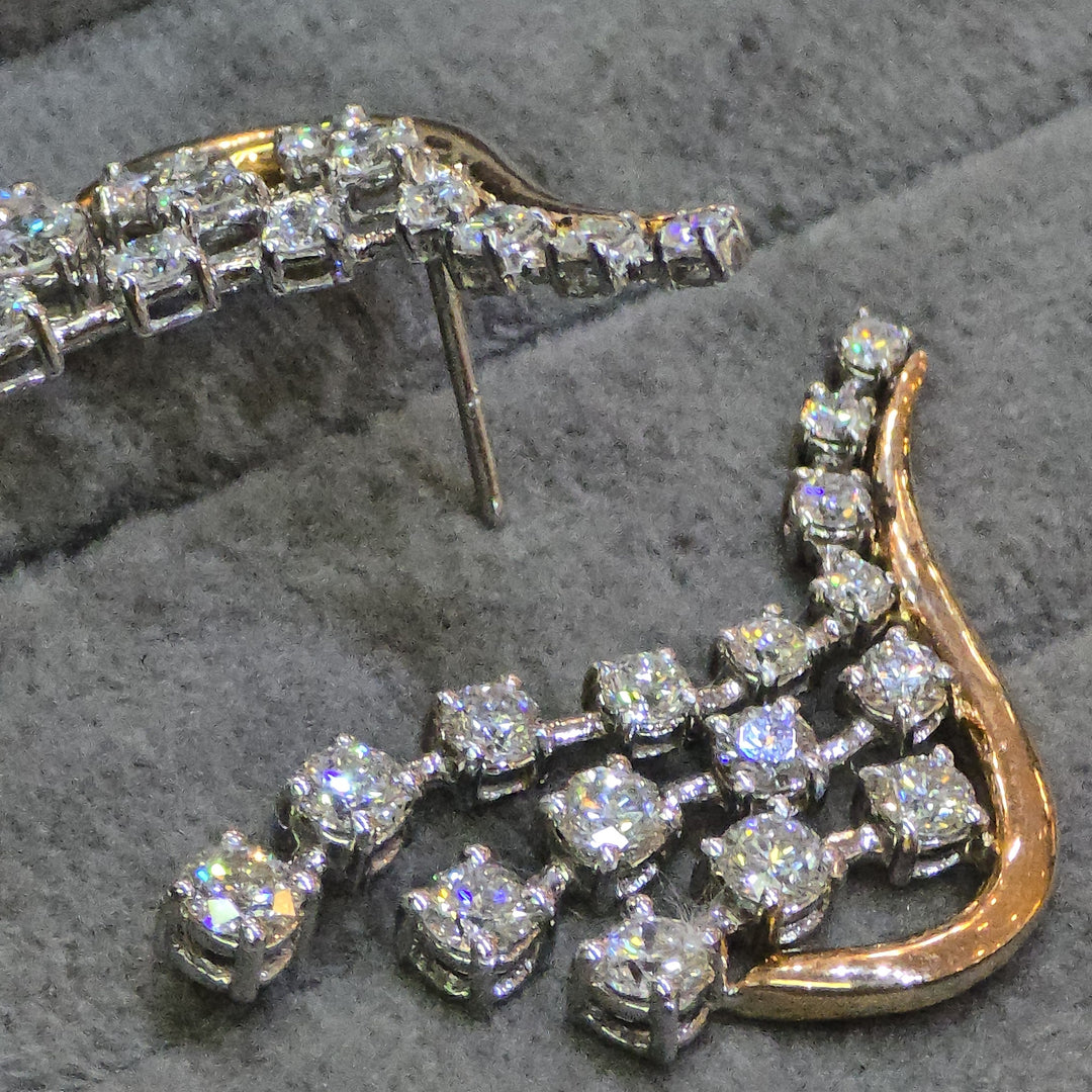 Diamond Cascade Earrings