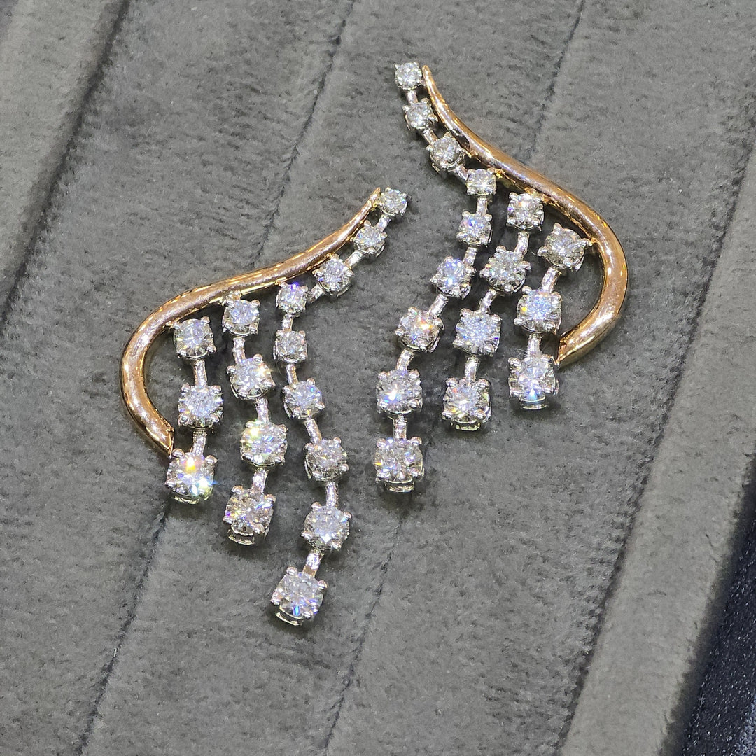 Diamond Cascade Earrings
