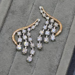 Load image into Gallery viewer, Diamond Cascade Earrings

