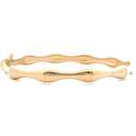 Load image into Gallery viewer, Gold Bamboo Bracelet
