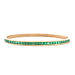 Load image into Gallery viewer, Emerald Baguette Channel-Set Bracelet
