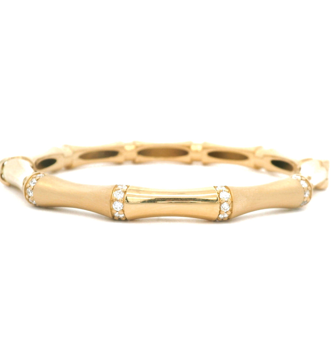 Diamond Bamboo Bracelet