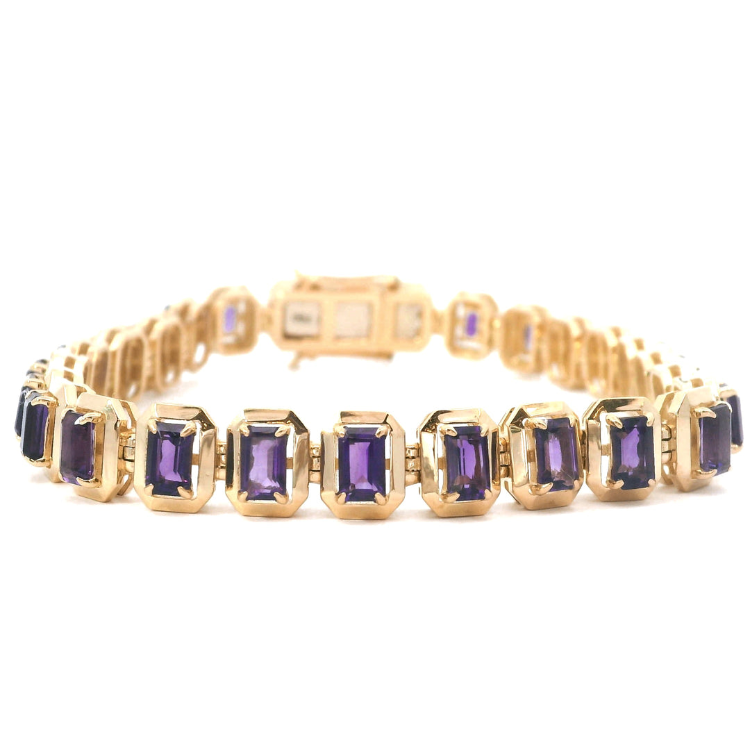 Amethyst Delights Tennis Bracelet