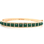 Load image into Gallery viewer, Malachite Pyramid Bracelet
