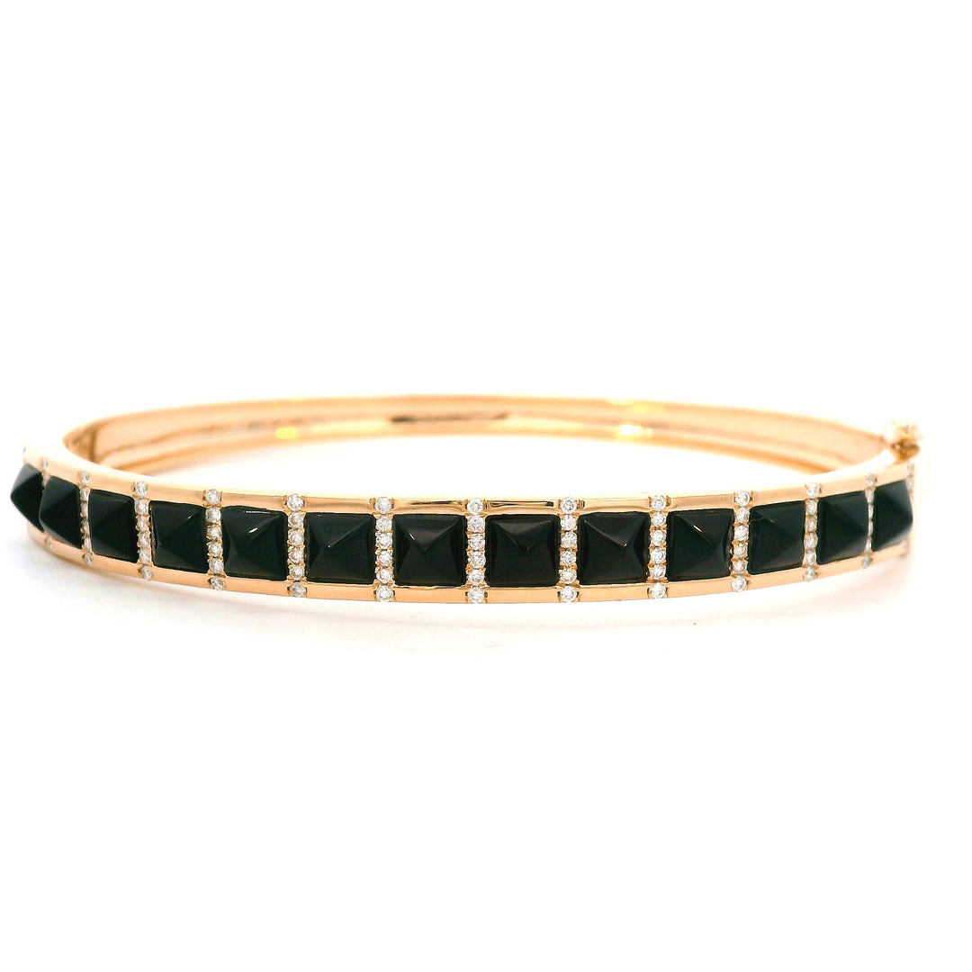 Malachite Pyramid Bracelet