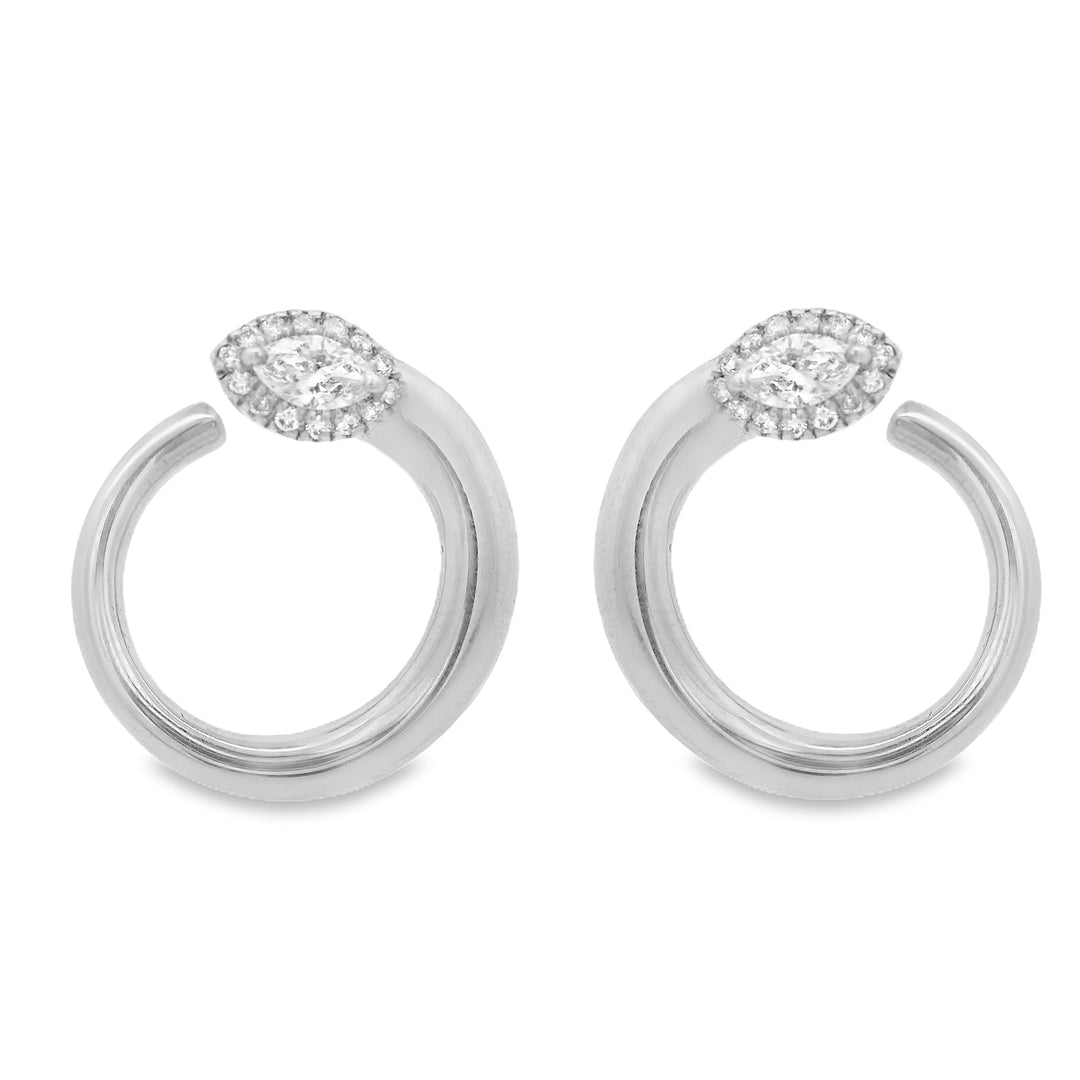 Marquise Twist Earrings